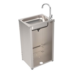 Eco Portable Wash-Ware Stainless Steel Portable Sink w/ Hose Connection